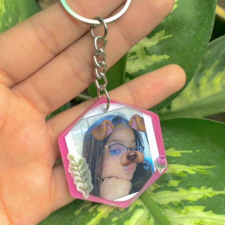 A Personalized Resin Photo Keychain 💖📸